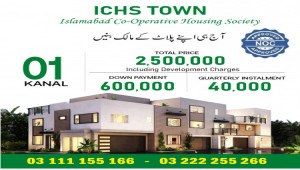 ICHS 1 Kanal Plot for sale. Islamabad Cooperative Housing Society