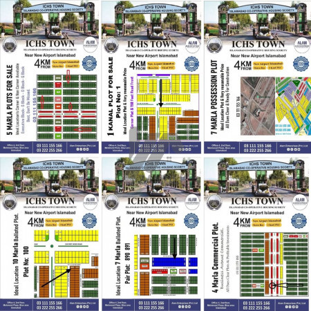 ICHS TOWN 10 Marla plot for sale